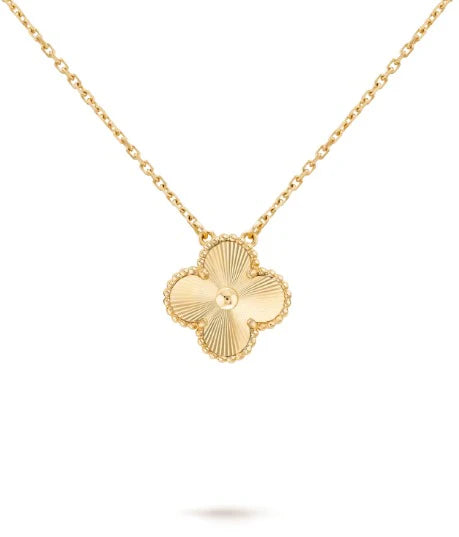 Golden Clover Necklace.