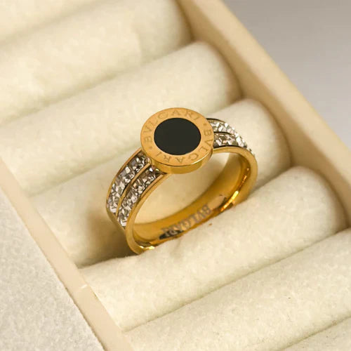 Exclusive Bvlgari Blackstone Ring.