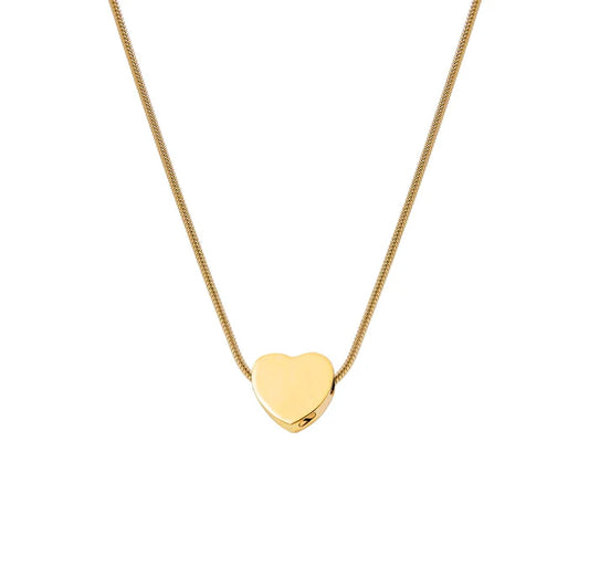 Premium Gold Heart Necklace.