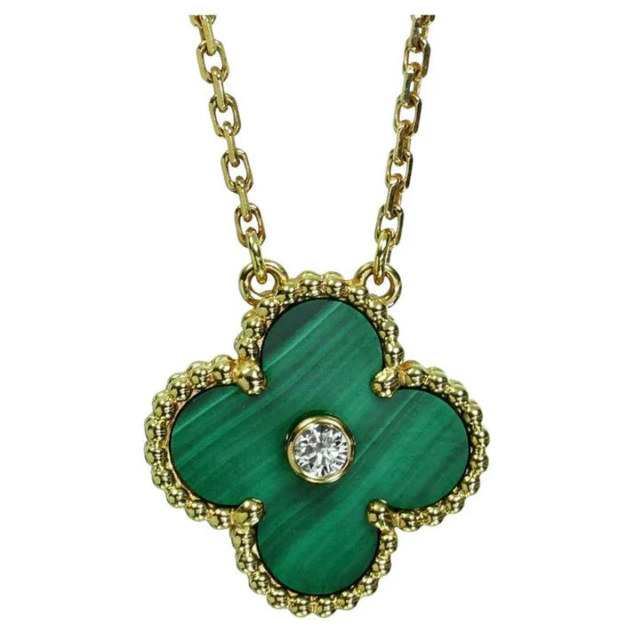 Green Clover Necklace.